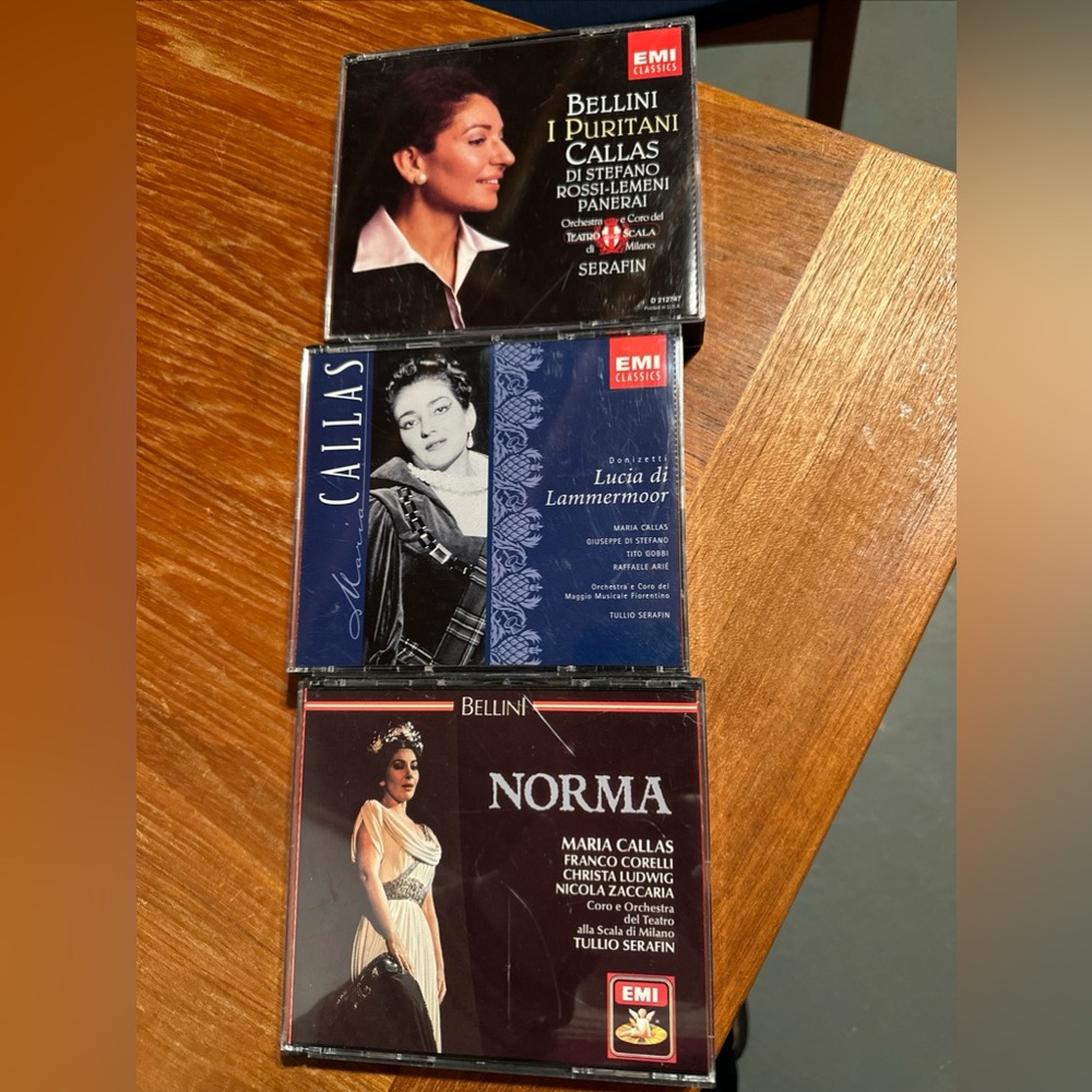 Opera Lovers: Three (3) Double-CD Box Sets With Maria Callas. Full Operas.